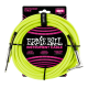 Ernie Ball Amarillo Neon Cable para instrumento trenzado 10ft (3,05 m).